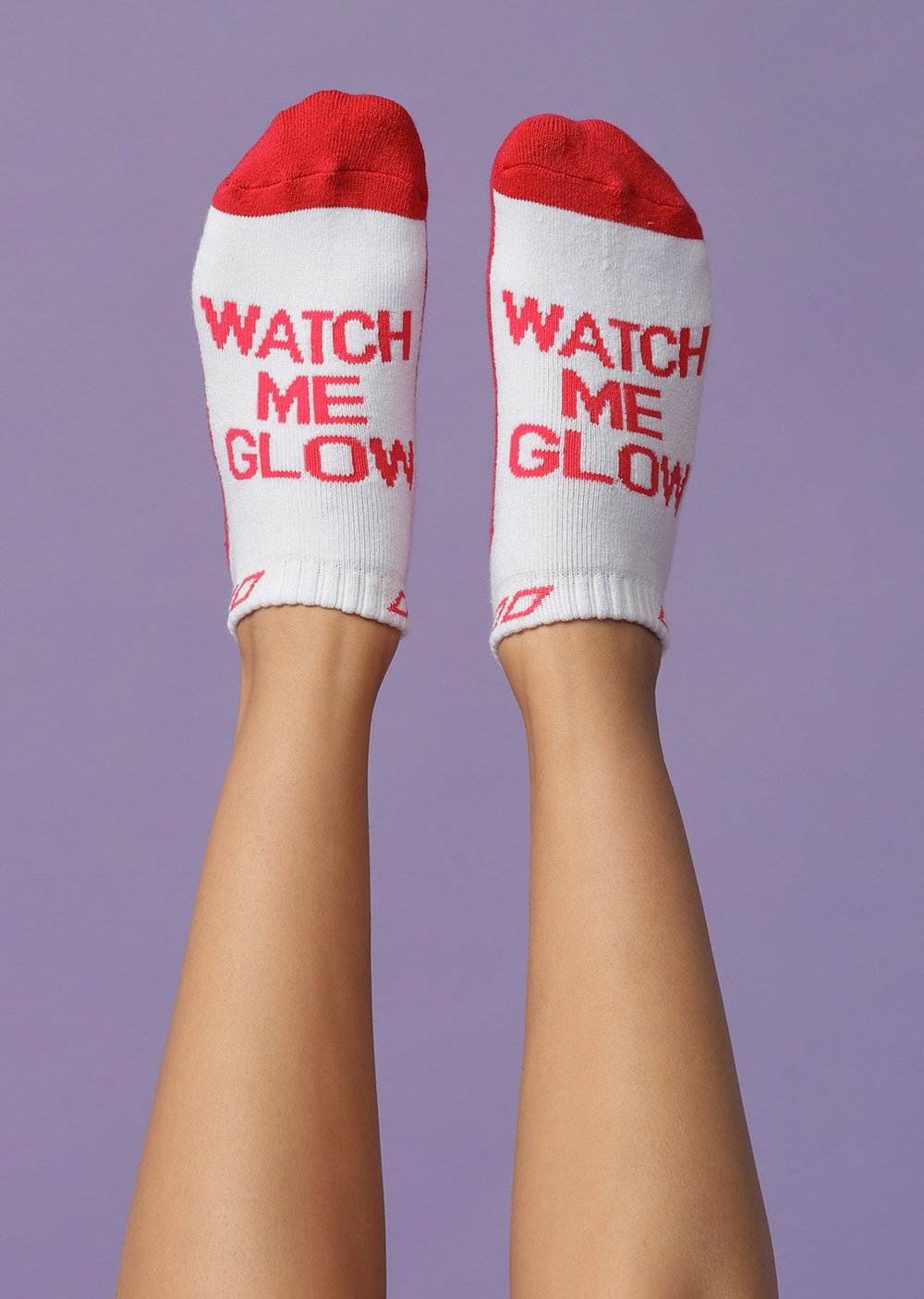 Lorna Jane Socks Your Best Choose - Neon Raspberry Watch Me Glow Iconic  Womens